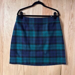 JCrew Factory Plaid Mini Skirt